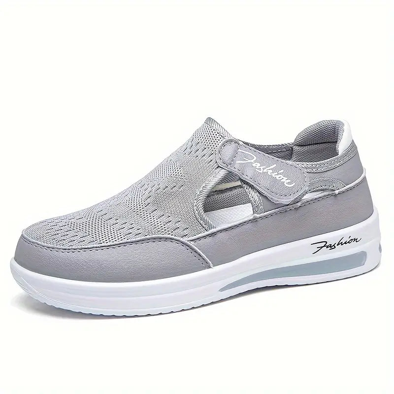 Sneakers, Breathable Knit Low Top Outdoor Shoes, Women's Comfortable Shoes Plus Size