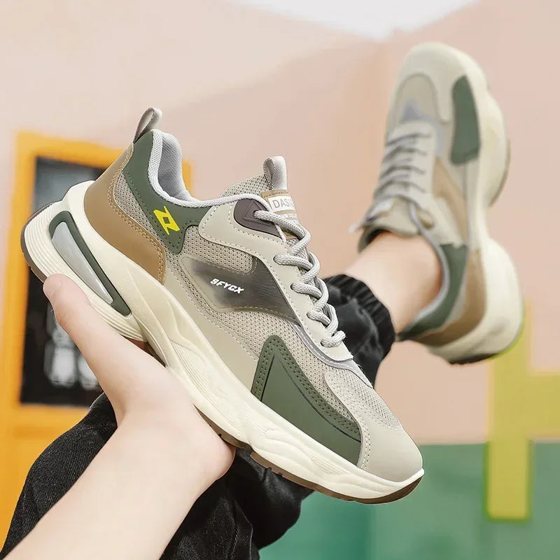 2025 Men's Must-Haves! Breathable Mesh Walking Shoes - Ideal for outdoor jogging and casual wear running shoes