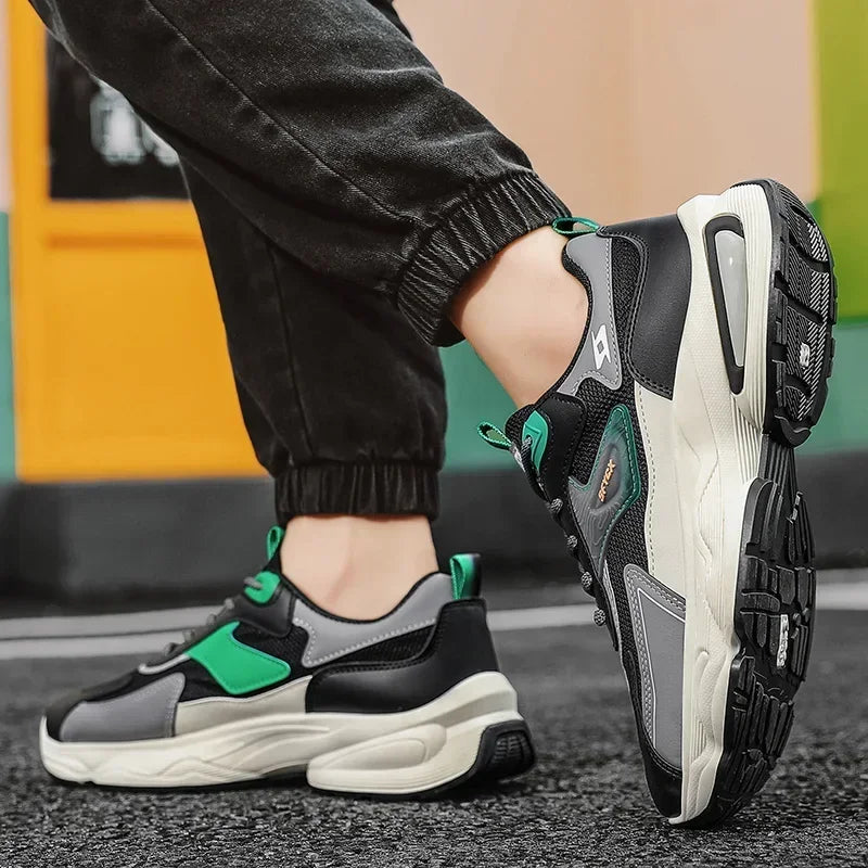 2025 Men's Must-Haves! Breathable Mesh Walking Shoes - Ideal for outdoor jogging and casual wear running shoes