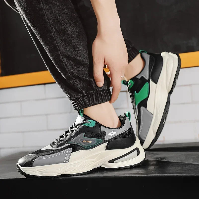 2025 Men's Must-Haves! Breathable Mesh Walking Shoes - Ideal for outdoor jogging and casual wear running shoes