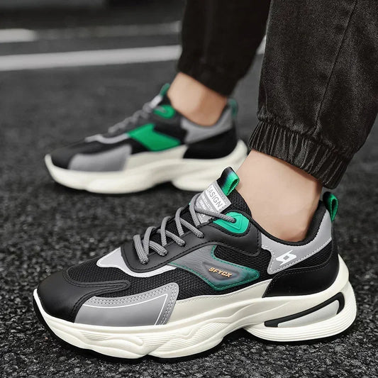 2025 Men's Must-Haves! Breathable Mesh Walking Shoes - Ideal for outdoor jogging and casual wear running shoes