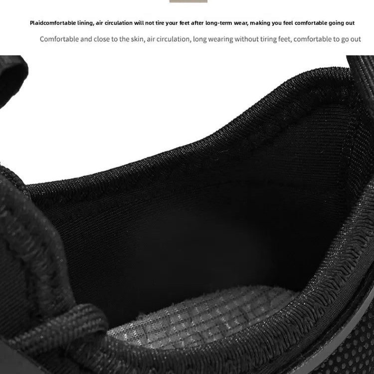Men's Thin Flat Stain Resistant Lightweight Soft Sole Casual Comfortable Shoes Fashionable Streamlined Non-Slip Sneakers