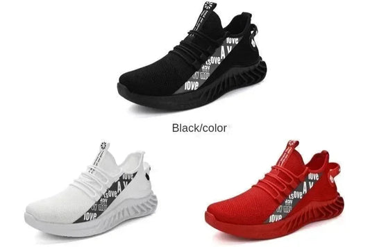 Breathable mesh casual sports shoes, spring and autumn soft soled running shoes, coconut fashionable men's shoes, men's shoes