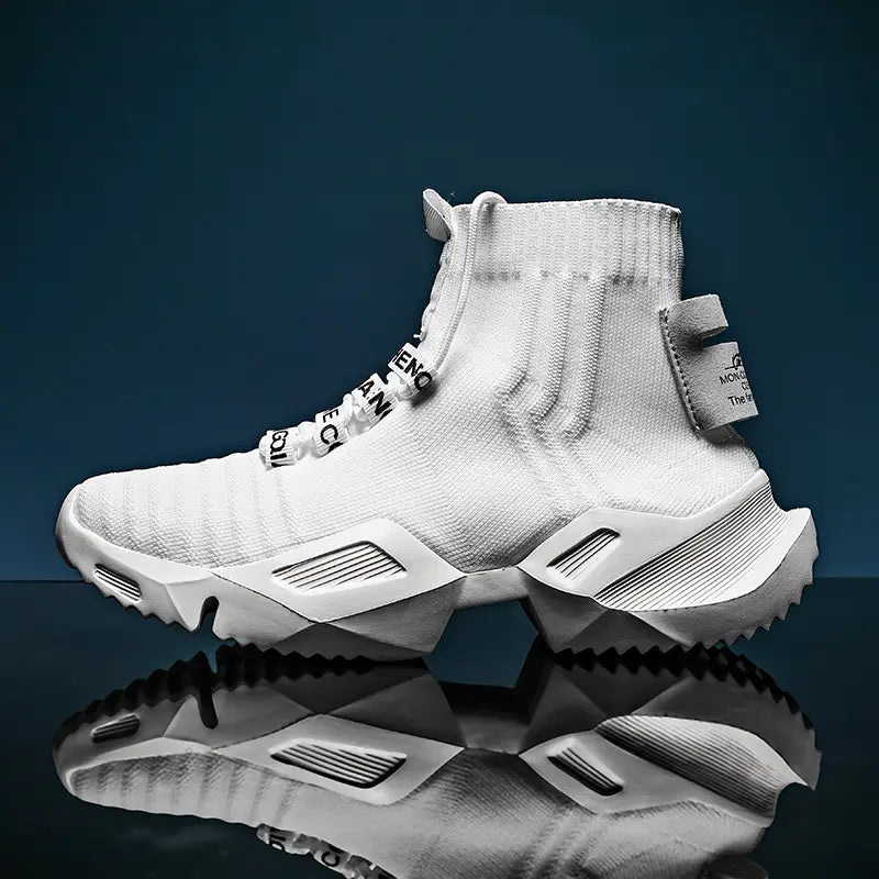 Men's Mesh Breathable Lightweight Comfortable Non Slip Knit Shoes