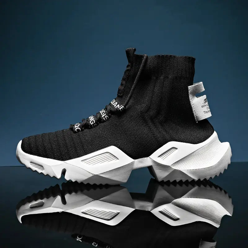 Men's Mesh Breathable Lightweight Comfortable Non Slip Knit Shoes