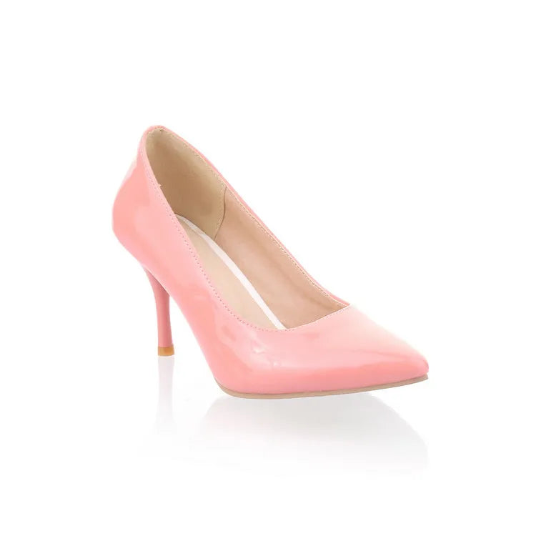 Plus Big Size 34-47 Shoes Woman New Arrival Wedding Ladies High Heel Fashion Sweet Dress Pointed Toe Women Pumps