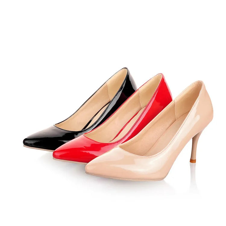Plus Big Size 34-47 Shoes Woman New Arrival Wedding Ladies High Heel Fashion Sweet Dress Pointed Toe Women Pumps
