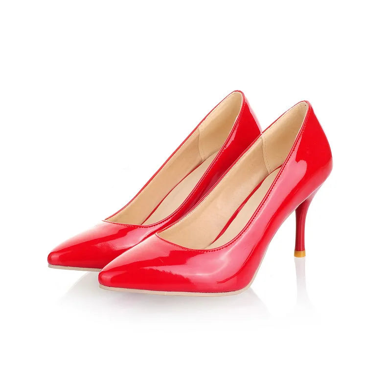 Plus Big Size 34-47 Shoes Woman New Arrival Wedding Ladies High Heel Fashion Sweet Dress Pointed Toe Women Pumps
