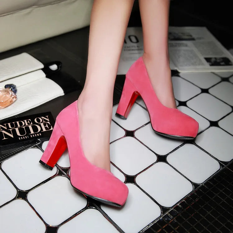 Limited Zapatos Mujer Tacon Shoes Big Size 34-43 Colour New Spring Autumn Women's Pumps Women Shoes High Heels