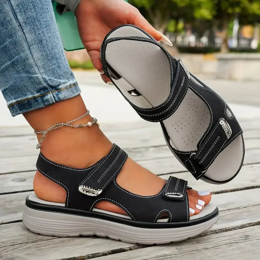 Sandals Fashion Durable Sandals Ladies2025 New Travel Women Shoes Outdoor Beach Slippers Lightweight Platform Sandals