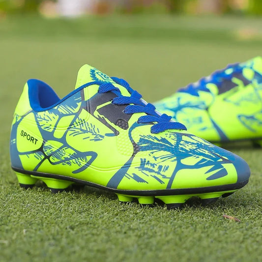 New Men Soccer Shoes Kids Cleats Grass Adult Professional Football Boots Ultralight Non-Slip Boys Training Shoes Drop Shipping