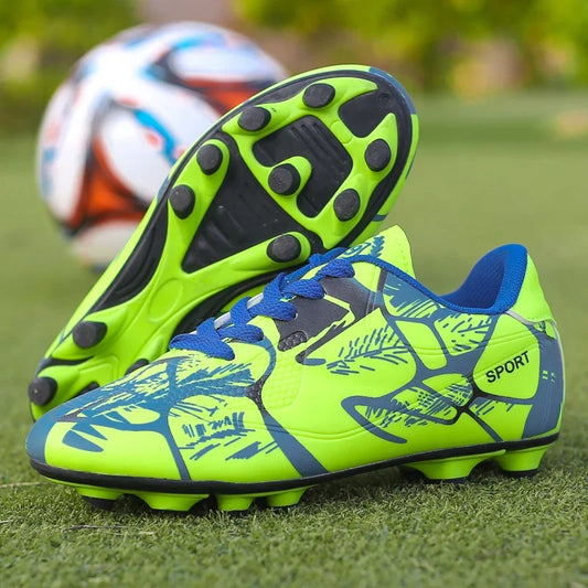 New Men Soccer Shoes Kids Cleats Grass Adult Professional Football Boots Ultralight Non-Slip Boys Training Shoes Drop Shipping