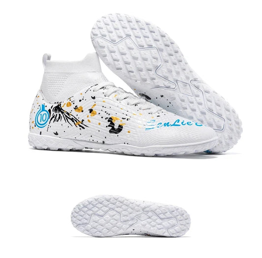 Men Professional Football Shoes Society Cleats Soccer Shoes Original Indoor Football Field Boots Grass Training TF/FG Sneaker