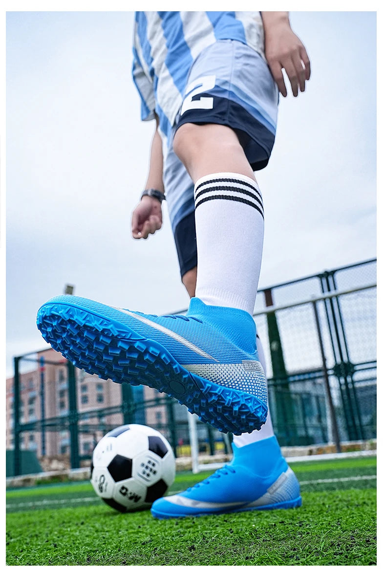 Men Football Boots Society Cleats Professional Soccer Shoes Indoor Football Field Boots Original Non Slip Sneakers Fast