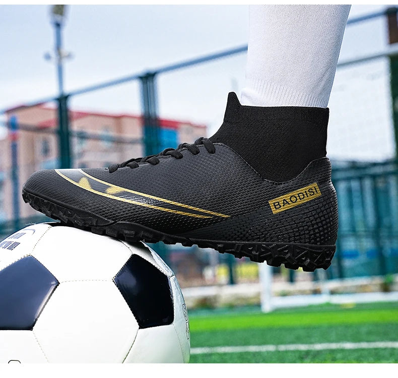 Men Football Boots Society Cleats Professional Soccer Shoes Indoor Football Field Boots Original Non Slip Sneakers Fast
