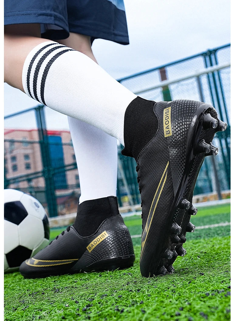Men Football Boots Society Cleats Professional Soccer Shoes Indoor Football Field Boots Original Non Slip Sneakers Fast