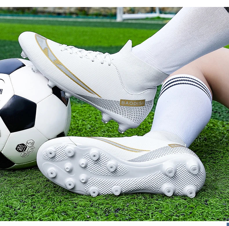 Men Football Boots Society Cleats Professional Soccer Shoes Indoor Football Field Boots Original Non Slip Sneakers Fast