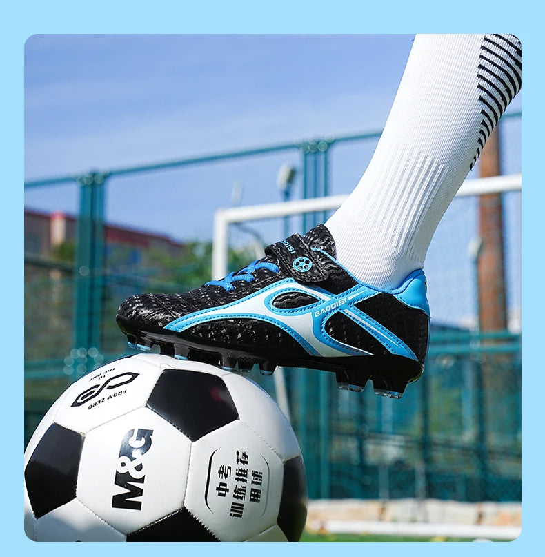 Children Soccer Shoes Professional TF/AG Kids Outdoor Sneaker Students Training Society Football Shoes Grass Boy Football Boots