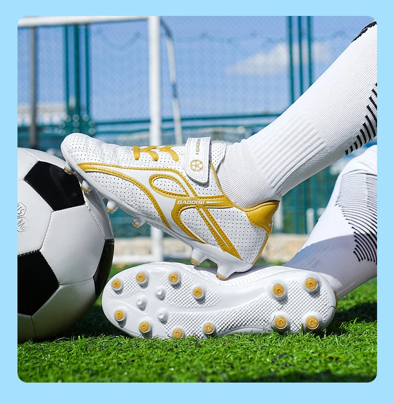 Children Soccer Shoes Professional TF/AG Kids Outdoor Sneaker Students Training Society Football Shoes Grass Boy Football Boots