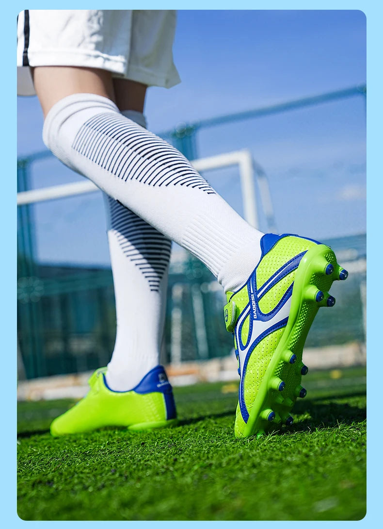 Children Soccer Shoes Professional TF/AG Kids Outdoor Sneaker Students Training Society Football Shoes Grass Boy Football Boots