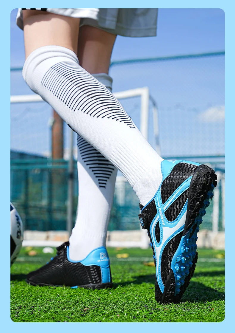 Children Soccer Shoes Professional TF/AG Kids Outdoor Sneaker Students Training Society Football Shoes Grass Boy Football Boots