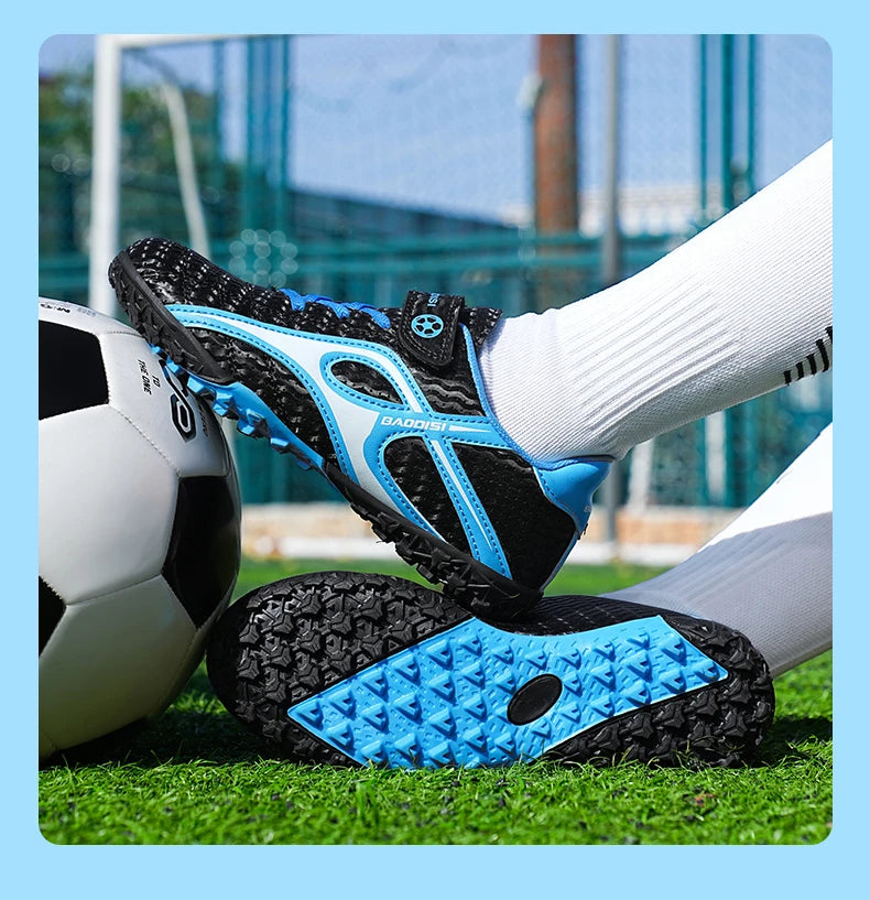 Children Soccer Shoes Professional TF/AG Kids Outdoor Sneaker Students Training Society Football Shoes Grass Boy Football Boots