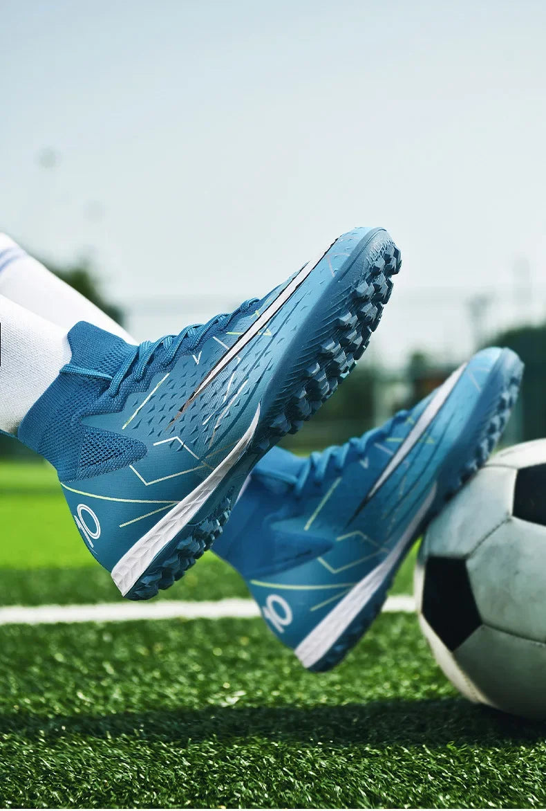 Unisex Football Shoes Training Grass Field Anti-slip Professional Competition Shoe Outdoor Sports Student Spike Shoe