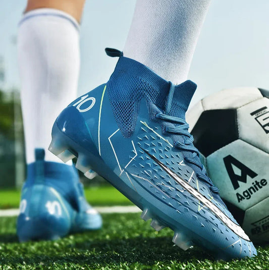 Unisex Football Shoes Training Grass Field Anti-slip Professional Competition Shoe Outdoor Sports Student Spike Shoe