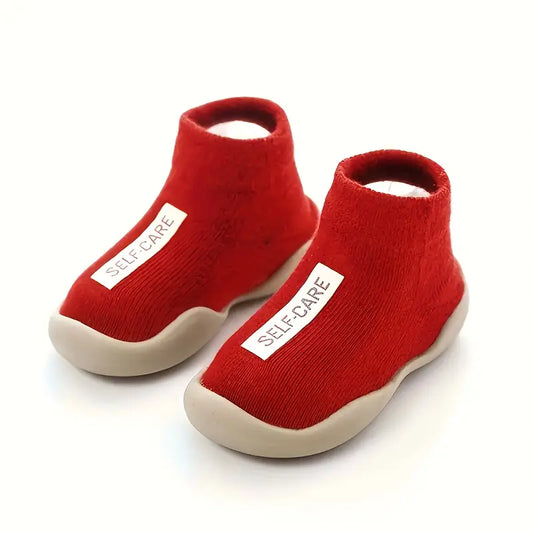 Adorable and Comfortable Sock Shoes: Easy-to-wear Step-on Shoes for Children, Boys and Girls