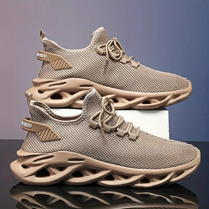 Men's Blade Sneakers Running Shoes Slip-on Sneakers With Shoelaces