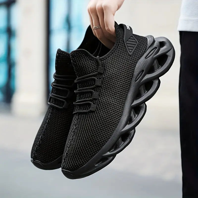 Men's Blade Sneakers Running Shoes Slip-on Sneakers With Shoelaces