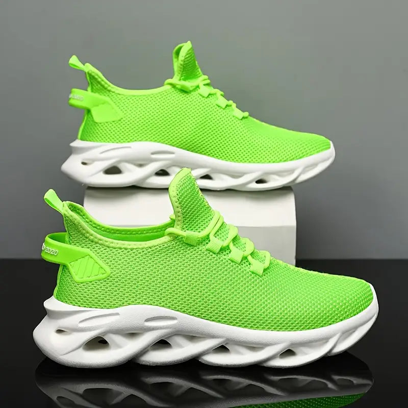 Men's Blade Sneakers Running Shoes Slip-on Sneakers With Shoelaces