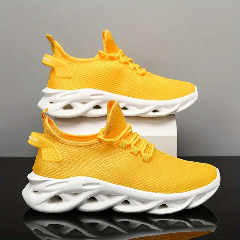 Men's Blade Sneakers Running Shoes Slip-on Sneakers With Shoelaces