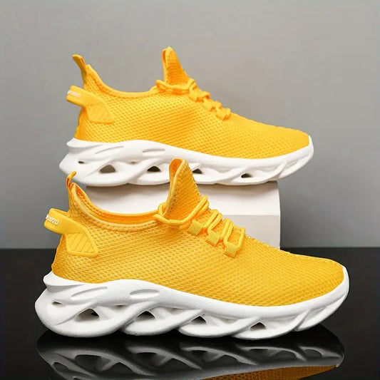Men's Blade Sneakers Running Shoes Slip-on Sneakers With Shoelaces