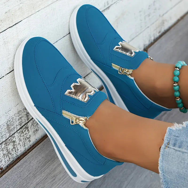Sneakers, Breathable Mesh Upper, Soft Insole, PU Outsole, Comfortable and Lightweight