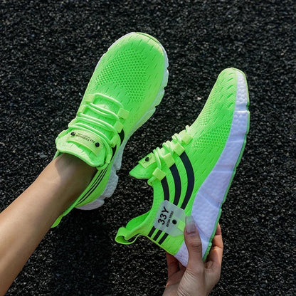 Leisure Sports Shoes Lightweight Breathable Mesh Running Shoes for Men