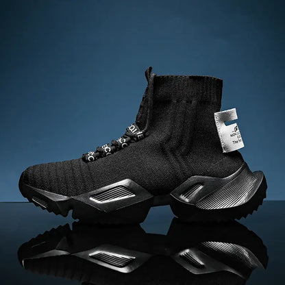Men's Mesh Breathable Lightweight Comfortable Non Slip Knit Shoes