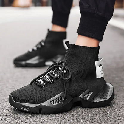 Men's Mesh Breathable Lightweight Comfortable Non Slip Knit Shoes