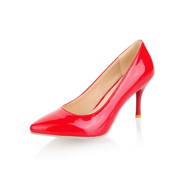 Plus Big Size 34-47 Shoes Woman New Arrival Wedding Ladies High Heel Fashion Sweet Dress Pointed Toe Women Pumps