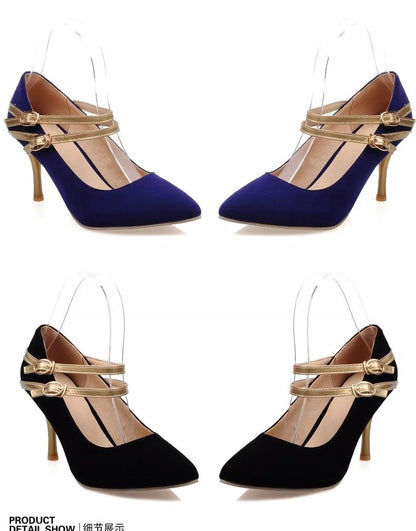 Big size 33-47 Style ladies sexy shoes woman women zapatos de mujer high heels wedding shoes sapato chaussure femme pumps