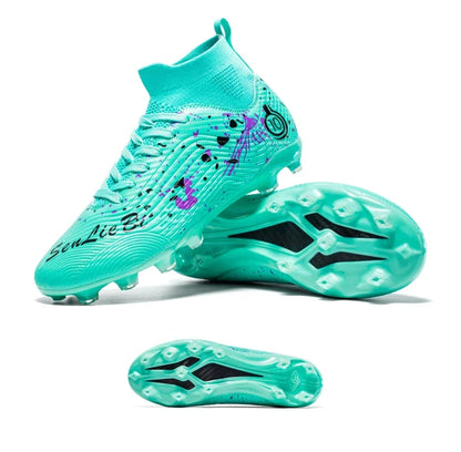 Men Professional Football Shoes Society Cleats Soccer Shoes Original Indoor Football Field Boots Grass Training TF/FG Sneaker
