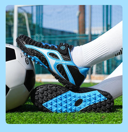 Children Soccer Shoes Professional TF/AG Kids Outdoor Sneaker Students Training Society Football Shoes Grass Boy Football Boots