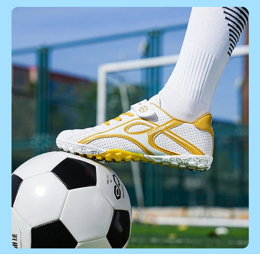Children Soccer Shoes Professional TF/AG Kids Outdoor Sneaker Students Training Society Football Shoes Grass Boy Football Boots