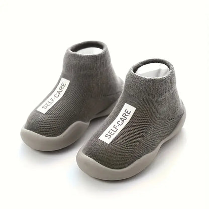 Adorable and Comfortable Sock Shoes: Easy-to-wear Step-on Shoes for Children, Boys and Girls