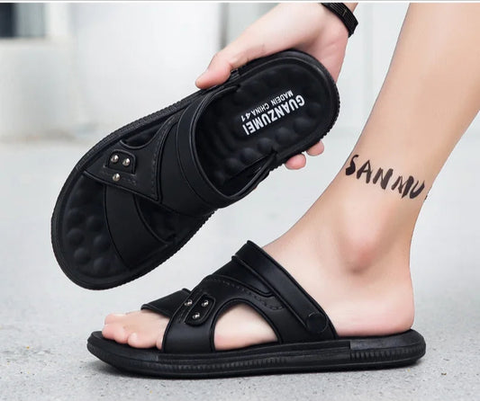 Summer Men Sandals Open Toe Flat Mens Casual Shoes Outdoor Walking Sandals for Men Beach Shoes sandalias hombre Men slippers