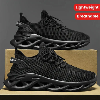 Men's Blade Sneakers Running Shoes Slip-on Sneakers With Shoelaces