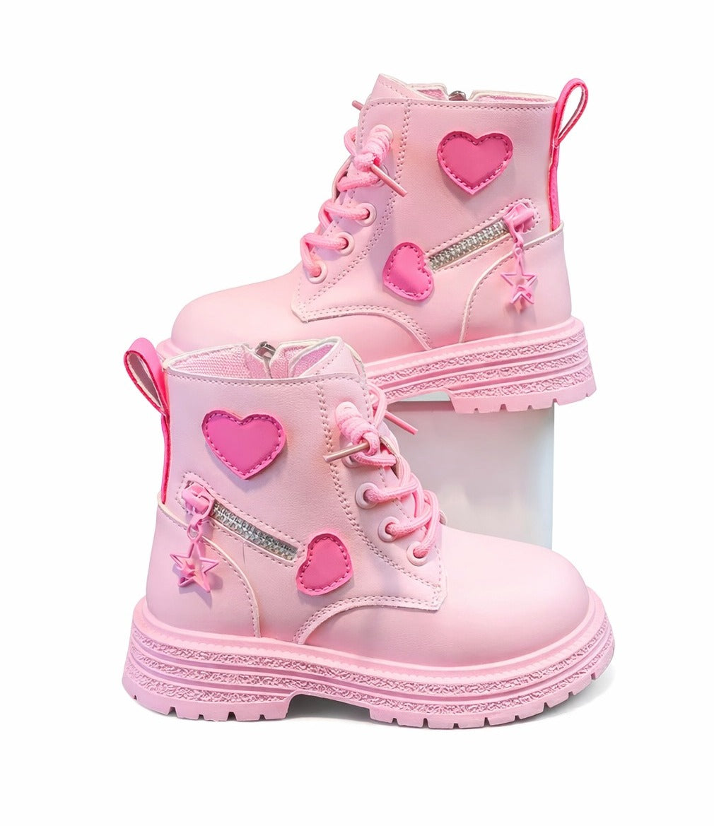 Girls Fashion Boots with Side Zip – Autumn & Winter
