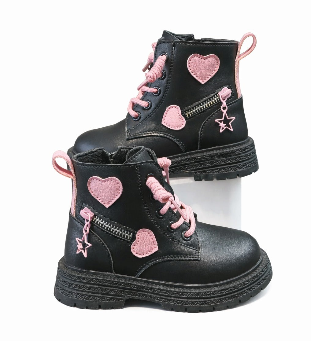 Girls Fashion Boots with Side Zip – Autumn & Winter