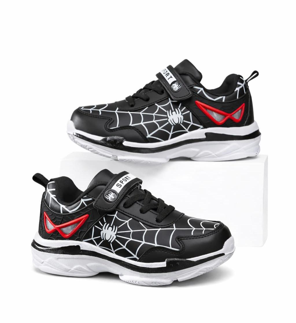 Brand Kids Cartoon Spider Sneakers Boys Comfortable Sports Shoes